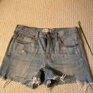 Madewell Blue Denim Shorts Size 24